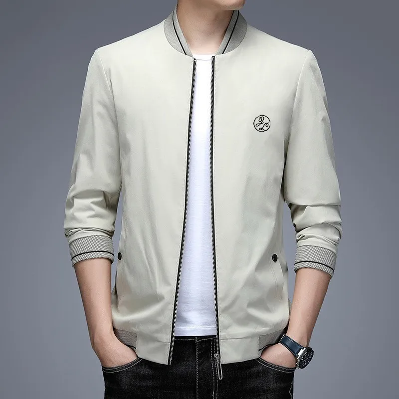 

Golf Men's Jacket Spring Summer thin Zipper Stand Collar Jacket Brand Golf Coats Men Baseball Uniform Casual golf Men clothing
