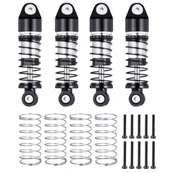 YEAHRUN Premium Aluminum Alloy Shock Absorbers for RC Crawler Car Upgrade (33mm Black)