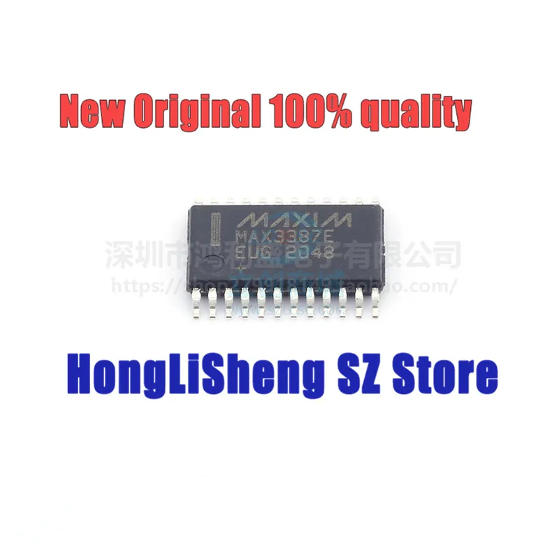

5pcs/lot MAX3387EEUG+T MAX3387EEUG MAX3387E TSSOP-24 Chipset 100% New&Original In Stock
