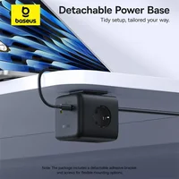 Baseus 67W GaN Fast Charger Power Strip 3AC 3680W Outlet USB-C Fast Charging Desktop Station For Laptop iPhone Samsung Xiaomi - Image 5