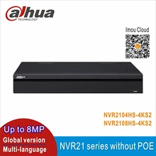 Dahua Nvr 4K 4/8 Kanaals Compact 4K Netwerk Video Recorder Onvif NVR2104HS-4KS2 NVR2108HS-4KS2 Nvr Bewakingscamera