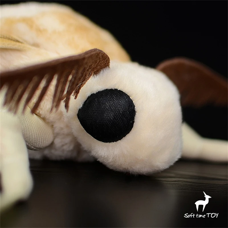 Silk Moth High Fidelity Silkworm Cute Plushie Fly Plush Toys
