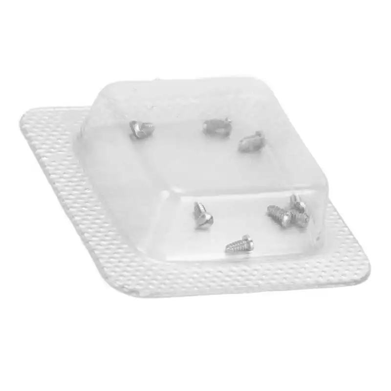 Stainless Steel Watch Screw High Accuracy Slot Type Watch Back Cover Screw Replacement Accessories for Watchmaker