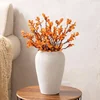 Home Minimalist Ceramic Vase, Countertop Solid Color Creative Japanese Dried Flowers Hydroponic Vase Ornament 1