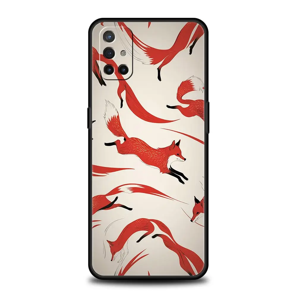 Red Fox Soft TPU Phone Case Cover | Vibrant Protective Design