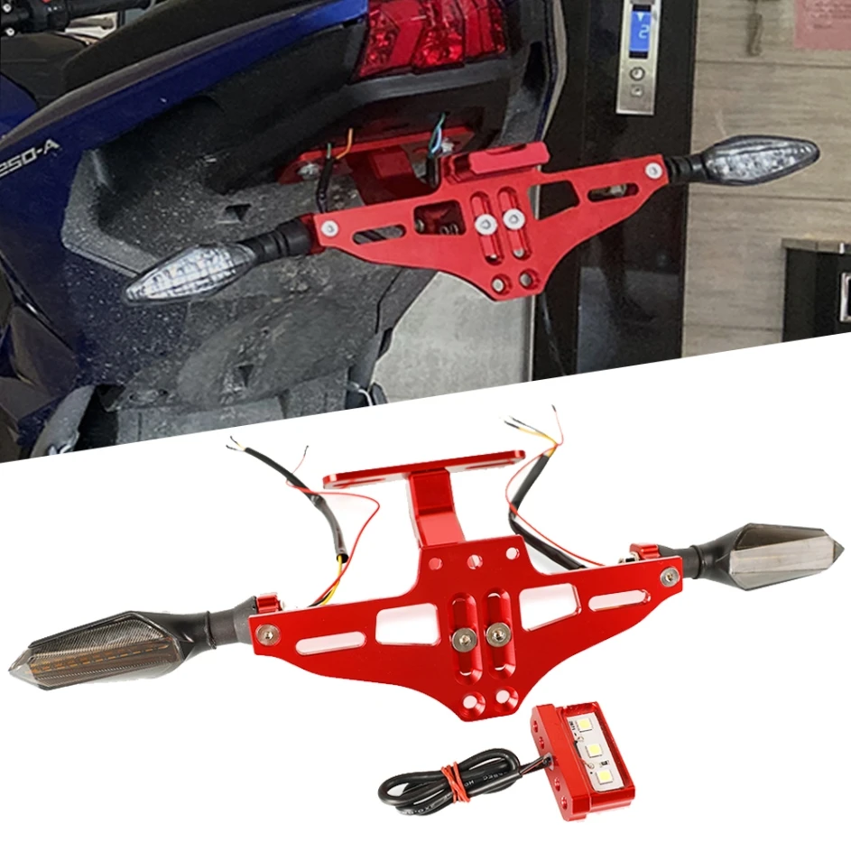 Держатель кронштейна для заднего номерного знака мотоцикла и светодиод Honda CBR600RR