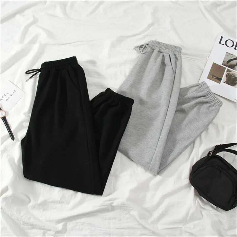Hot Sales Gray Men Women Sweatpants Autumn New Baggy Fashion Oversize Sports Pants Black Winter Joggers Streetwear Trousers