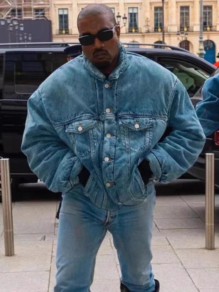 2020 ABD Louis Vuitton Denim Jacket Men Ripped Holes Supre Mens Pink Jean  Kanye West Jackets New Washed Mens Denim Coat Clothes From Tripimxuopr,  $70.1