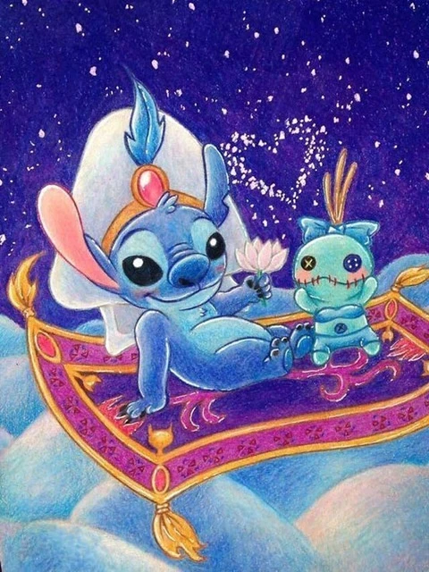 Disney Lilo & Stitch Pintura Em Tela Arte Da Parede Cartazes E Cópias  Disney Desenhos Animados Imagens Para O Quarto Do Miúdo Decoração De Casa -  Pintura E Caligrafia - AliExpress