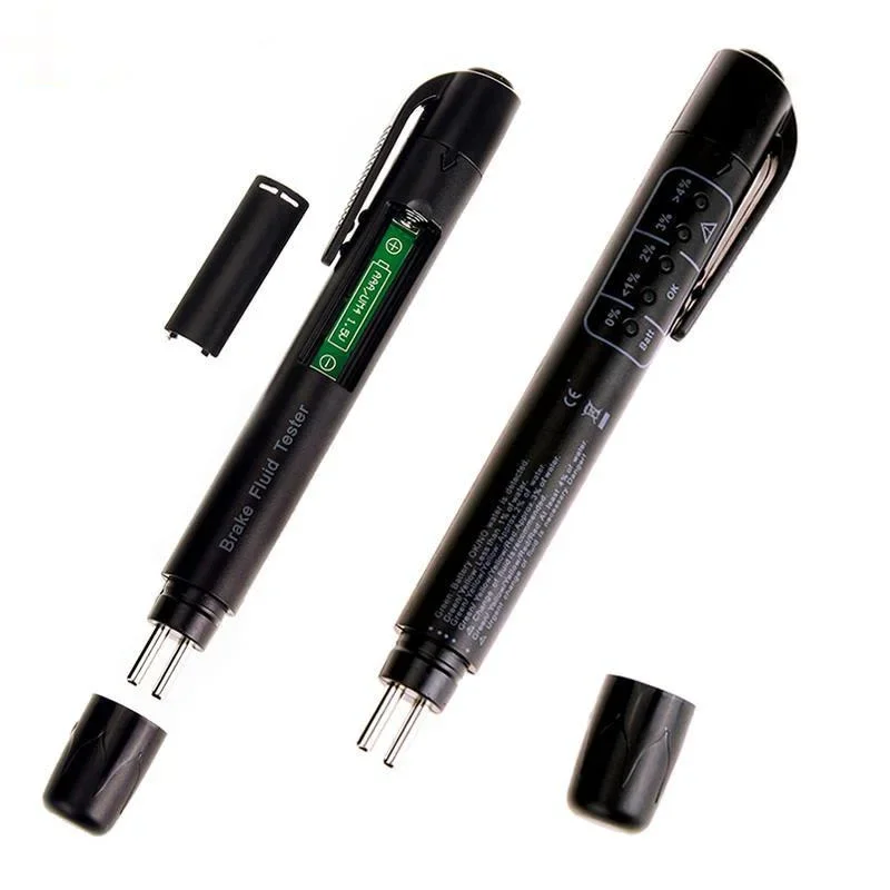 Automotive Brake Fuid Brake Oil Testing Pen Vehicle Fluid Tester Oil Quality Test With Liquid LED Display Testing Tools