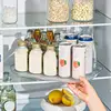 360° Rotatable Storage Tray Kitchen Refrigerator Turntable Rack Fridge Fruit Vegetables Storage Container Turntable Organizer 3