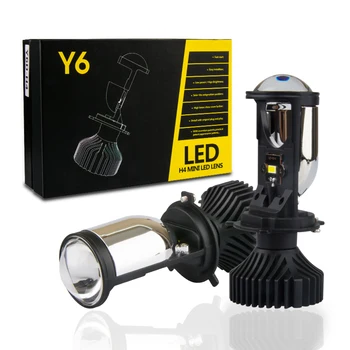 LED 헤드라이트 키트 램프 미니 프로젝터 렌즈, 팬 냉각, 70W, 90W, Canbus 자동차 Hi/Lo 빔 전구, 12V, 6000K RHD LHD, Y6D H4