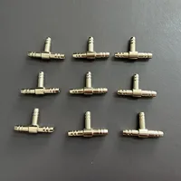 4mm Stainless Steel T Shaped Connector 3 ways Aquarium Fish Tank Air Pump Connector Control Valve Air Pipe Tube Accessories 2