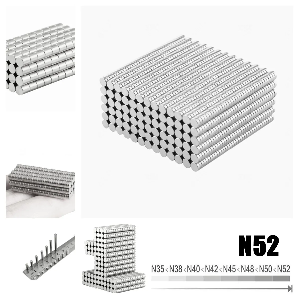 

N52 круглый магнит 4x0,5 4x1 4x3 4x2 5x0,5 5x1 5x2 12x4 мм магнит Постоянный NdFeB сверхмощные магниты