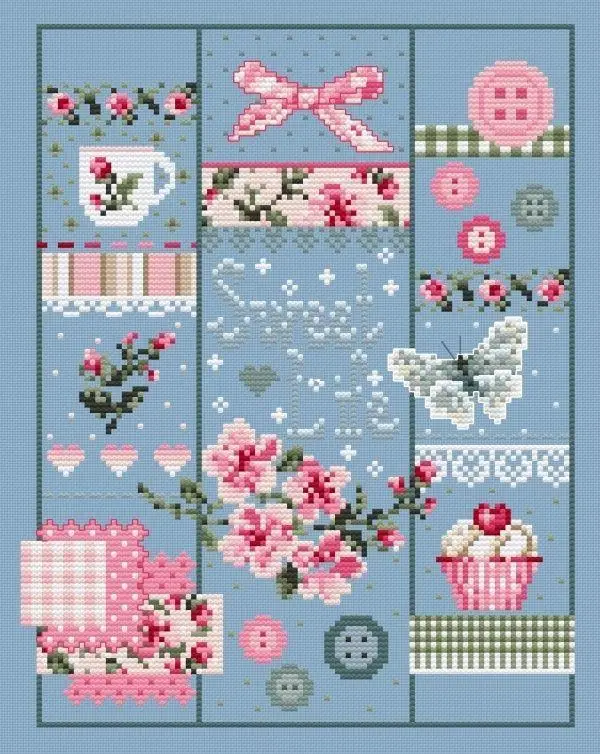 

Узоры для вышивки крестиком «сделай сам», нитки для рукоделия, рукоделие, рукоделие Homefun, розовый, сладкая жизнь 29-34