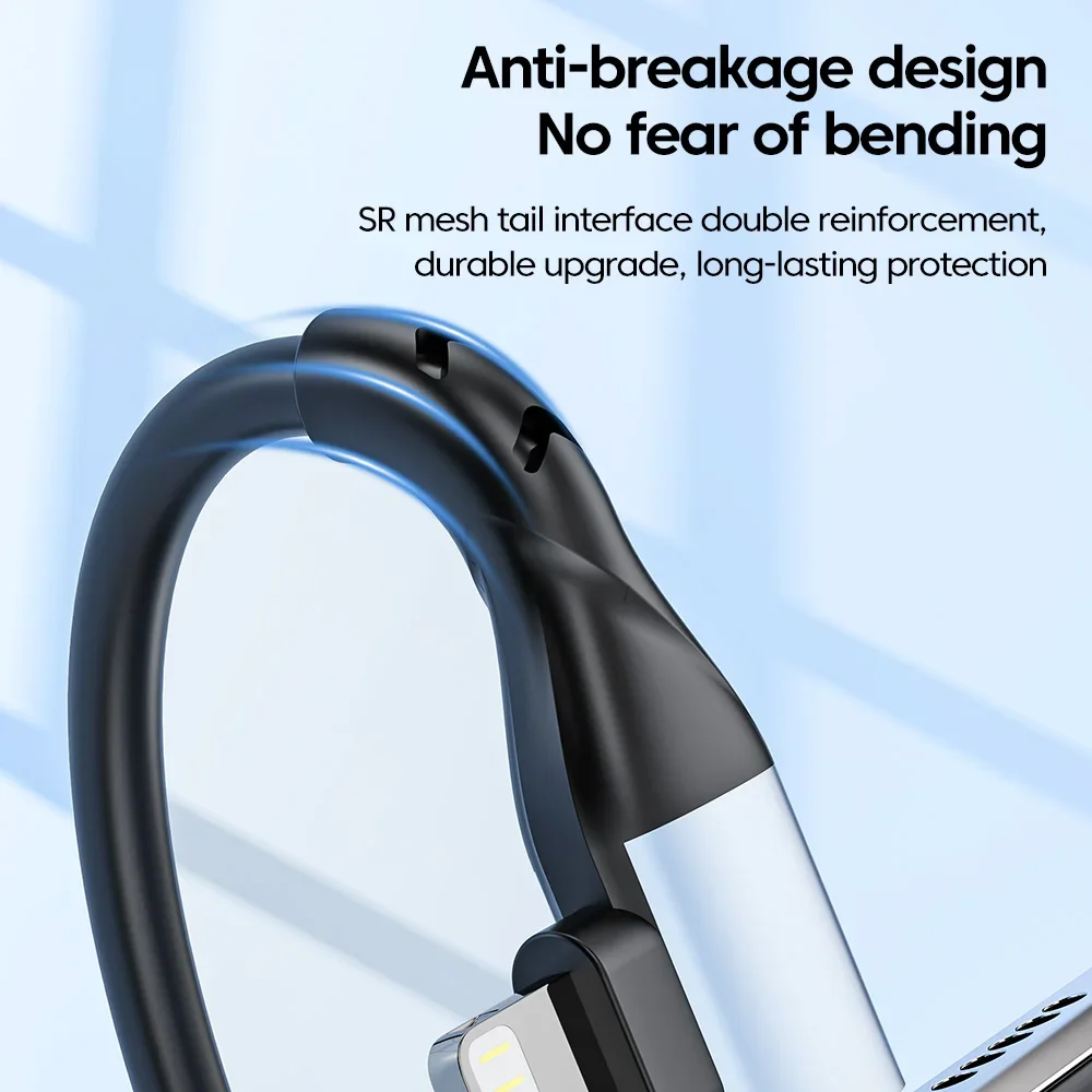 PD 60W Type-c Type-c 2-in-1 고속 충전 데이터 케이블 IPhone15용 USB C Crod Huawei 자동차 스프링 고속 충전기 케이블