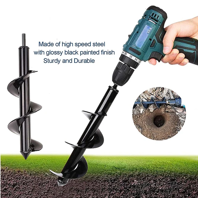 Effortless planting with the Garden Auger Drill Bit