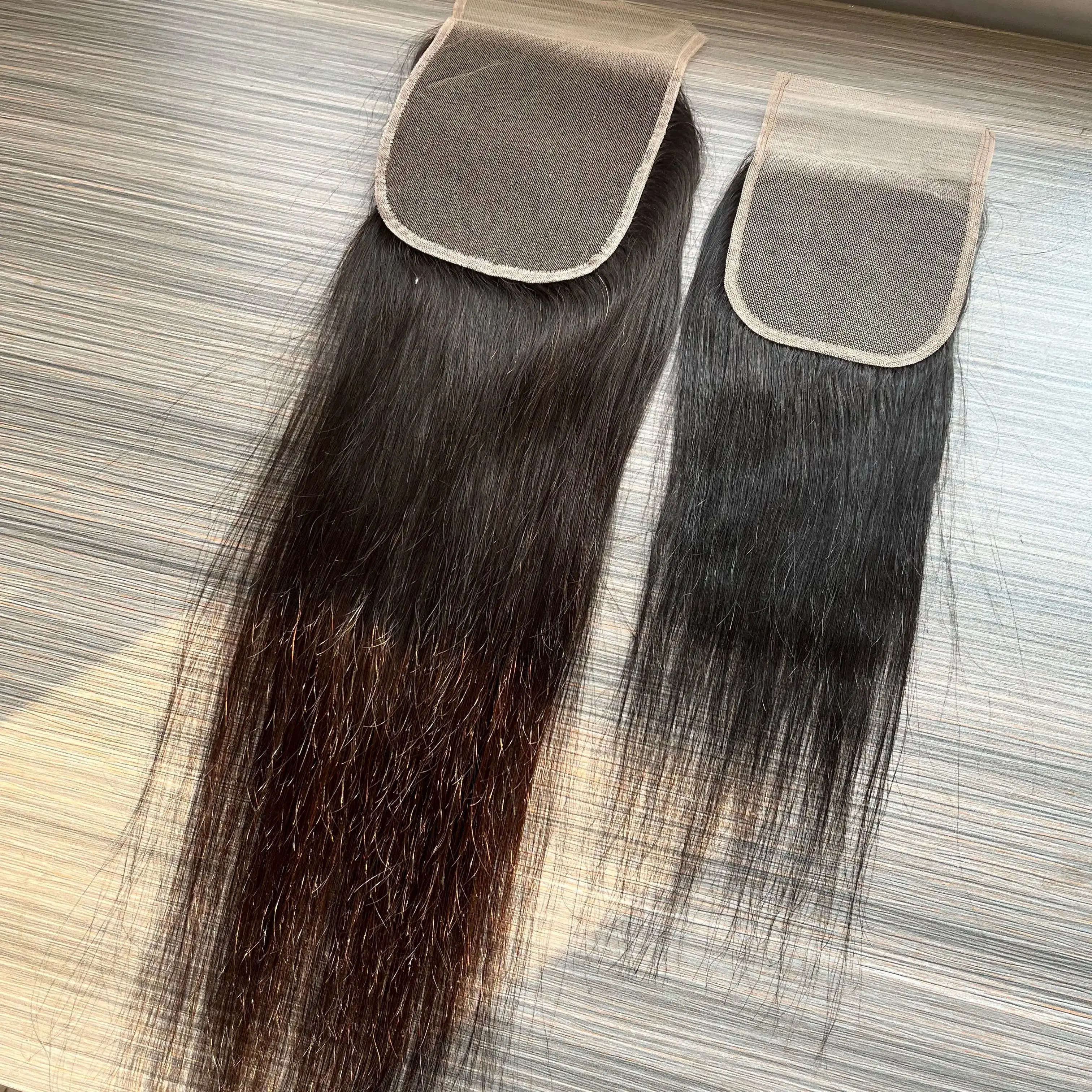 Straight Lace Closure Only Straight Human Hair Real HD Transparent Lace Frontals 4x4 Closure Human Hair Remy human hair lace closure