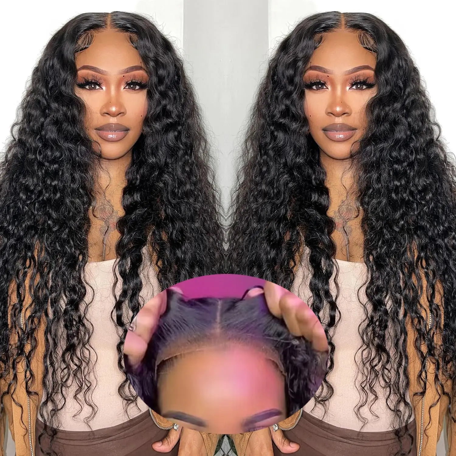Wave Hd Lace Closure Wig Human Hair Lace Closure Glueless Wigs 100