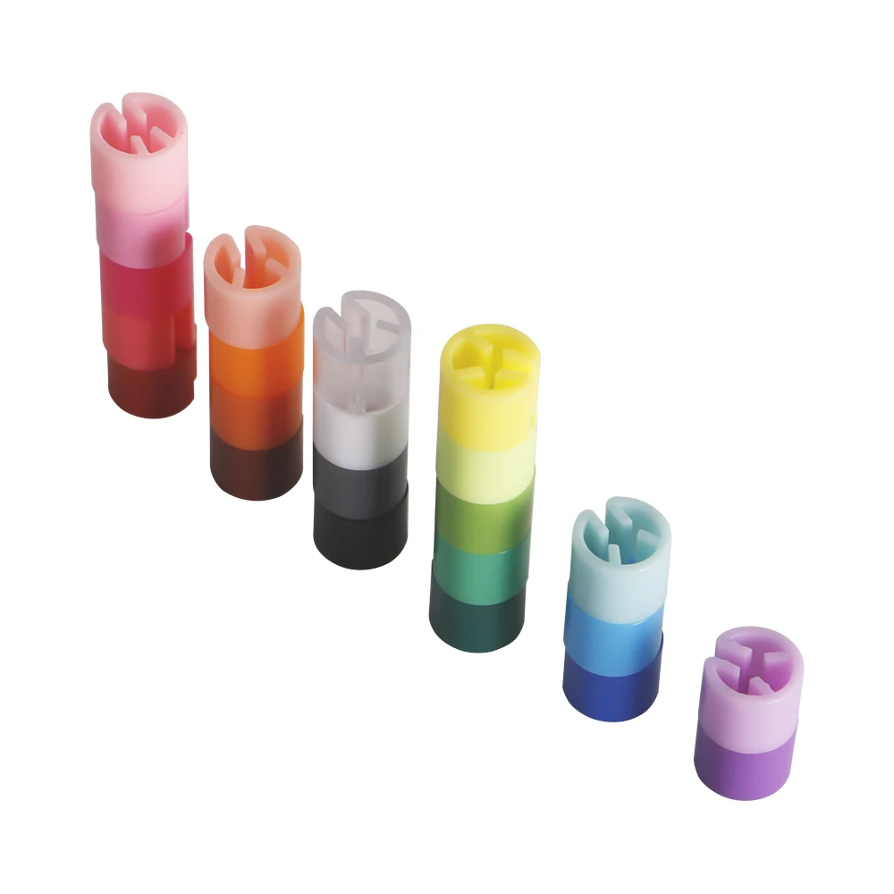 100pcs plastic number size markers height 9.5mm Dia.12mm hanger tag size dividers Garment Sizer Marker Coding Clip