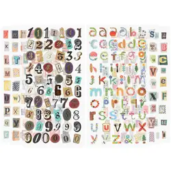 Vibrant Decorative Washi Tape Sticker Set for Crafts & Scrapbooking (As Shown)