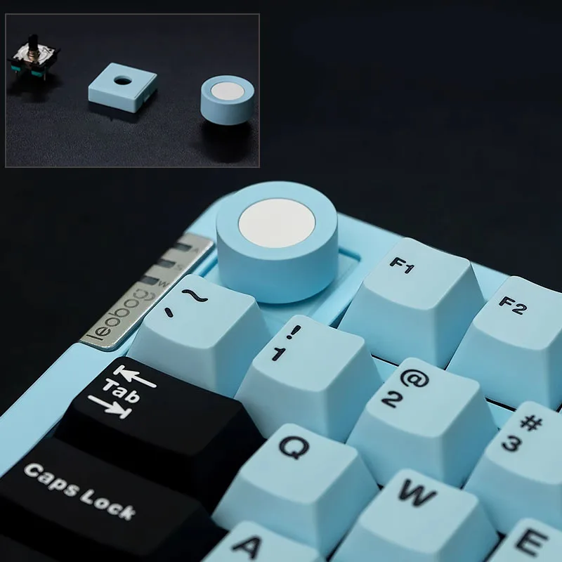 LEOBOG Hi86 Mechanical Keyboard Replace Knob Black/White/Blue