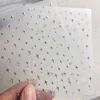 Simple Laser Bronzing Gold Silver Mini Star Rhinestone INS 5D Relief Self Adhesive Nail Art Decoration Sticker 3D Manicure Decal 2