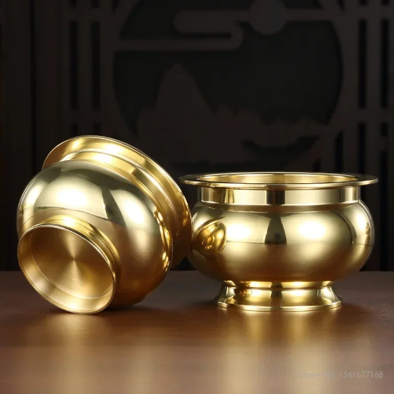 Creative Brass Incense Burners for Buddha, Indoor Sandalwood, Household, Living Room, Retro, Tea Ceremony Decoration, 1Pc