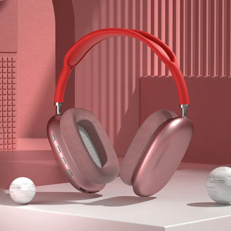 Casque Sans Fil P9 Rouge – Confort et Performance 4