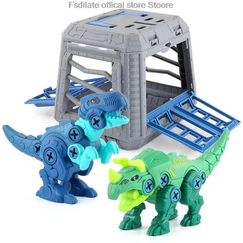 DIY Dinosaur Building Block Toys Assembly of Tyrannosaurus Rex with Mini Electric Drill Gift for Kids assemble toy dinosaur toy dinosaur building blocks building block toy