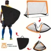 Football Goal for Garden Football Net Pop Up Goals Set Soccer Goal Net for Backyard Birthday Gift for  Soccer Training 3