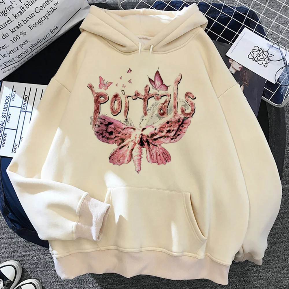 Melanie Martinez hoodie wanita, tracksuit gaya Korea atasan bulu domba Lengan Panjang grafis musim dingin