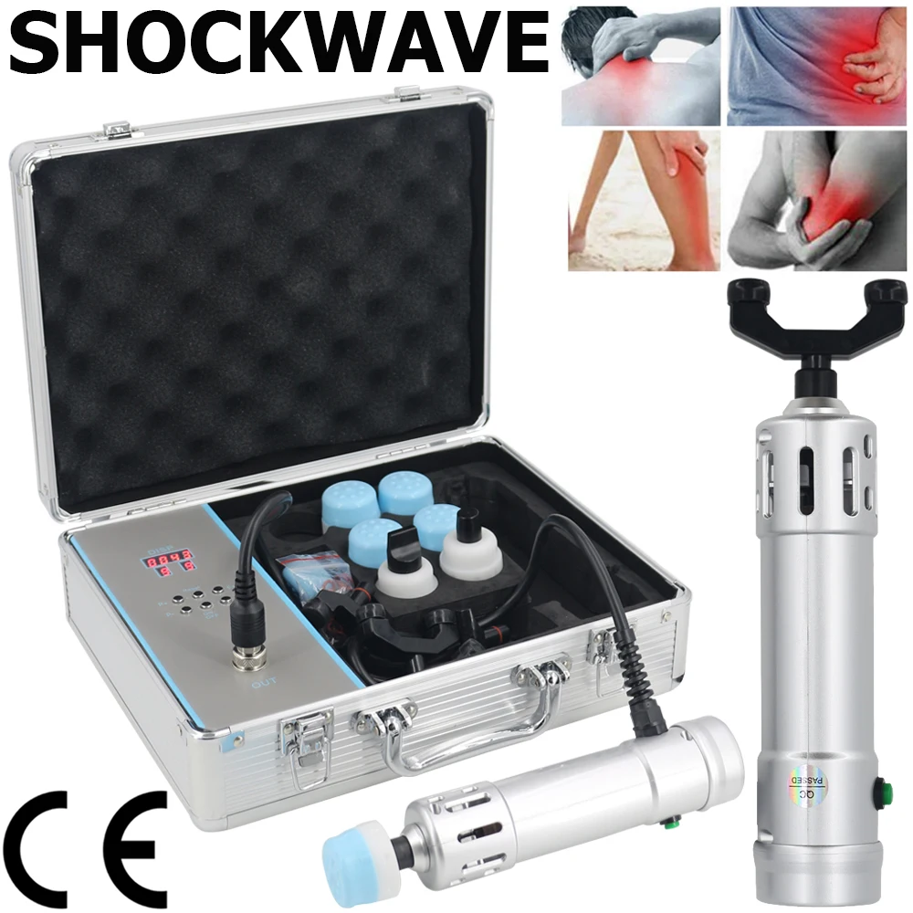 

Shock Wave Chiropractic Gun 2 IN 1 Massage Tool With 11 Function Heads For ED Pain Relief Massager New Shockwave Therapy Machine