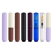 New MOONMAN wancai fountain pens Transparent Starry Sky writing ink Pens Macaron Maillard Brown Mini Pocket Pen school supplies 1