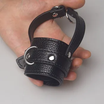 Leather Testicle Dick Erection Penis Cock Ring,Ejaculation Delay Cockring Men,CBT Ball Stretcher Torture,Bdsm Sex Toys,Slave Leather Testicle Dick Erection Penis Cock Ring Ejaculation Delay Cockring Men CBT Ball Stretcher Torture Bdsm