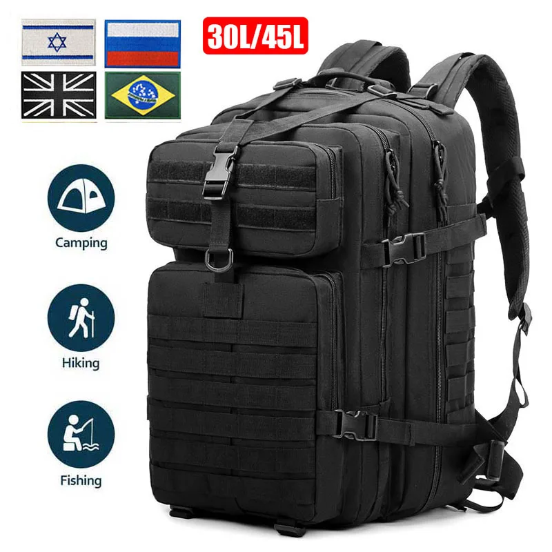 

Туристический рюкзак для мужчин, Военная Тактическая Сумка объемом 50 л/30 л, ранец для отдыха на природе, походов, охоты, рыбалки