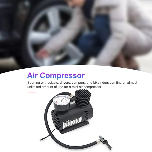 Air Pump Compressor 12V 300 PSI Electric Car Bike Tyre Tire