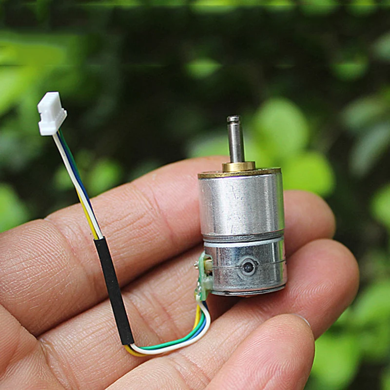 Mini 15Mm Ad Alta Precisione Full Metal Gearbox Gear Stepper Motor 2-Phase 4-Wire Micro Stepping Gear Reducer Motor Fai Da Te Robot Car