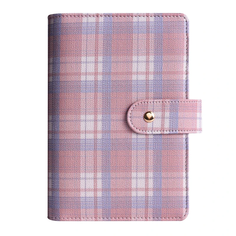 Retro Plaid DIY Binder Notebook Cover - Diary & Agenda Planner Stationery