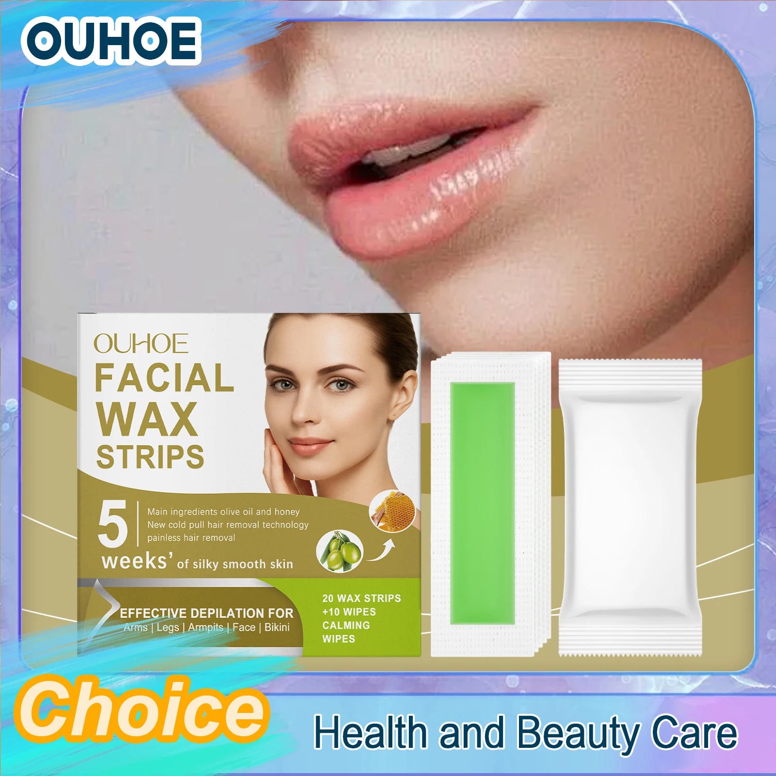 Facial & Body Wax Strips 1