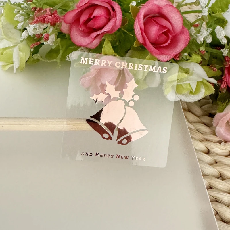 Personalized Metallic Gold Foil Stickers – Custom Printed Wedding Labels, Baptism Party... - SKU MGFS2211 - UGI Packaging