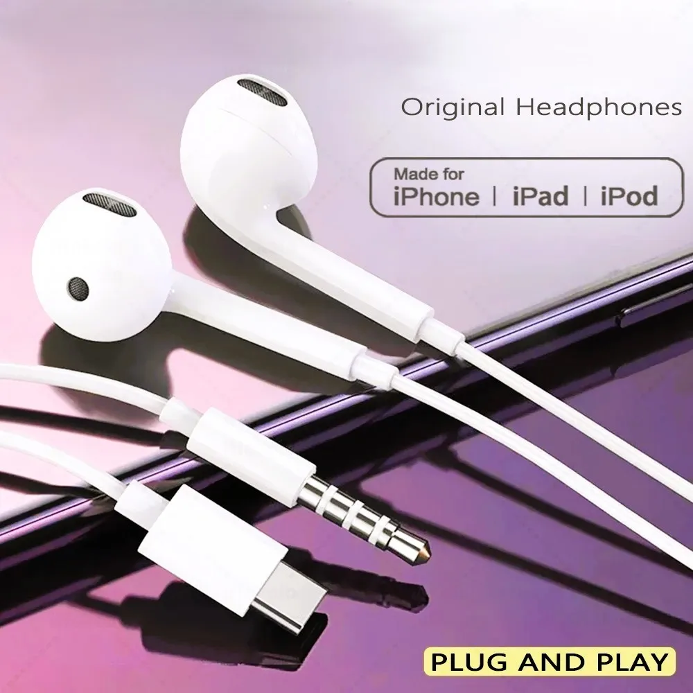 Premium USB-C Wired Earphones with High-Quality Sound