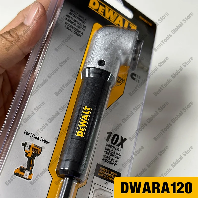 Mandrin à angle droit Impact Ready de DeWalt, magnétique, compact, tige