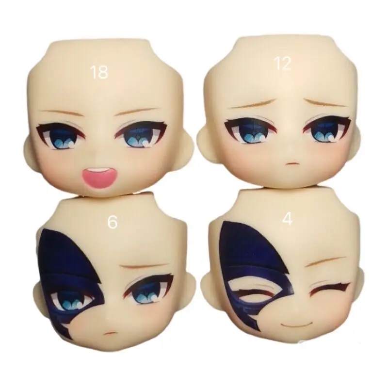 Dainsleif Ob11/ob22 Face GSC Clay Man Genshin Impact Water Sticker Faceplate Handmade Alternate Expression Doll Accessory