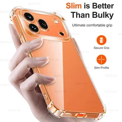 For Honor 600 Pro 5G Slim Anti - Shock Soft Case - Clear Crystal, Anti - Yellowing Protection  Capa (Transparent)
