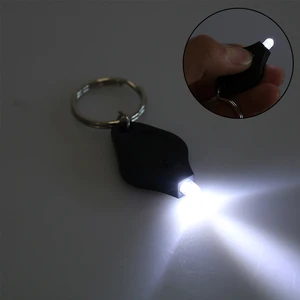 1pcs Mini Keychain Squeeze Light Micro LED Flashlight Torch Outdoor Camping Emergency Key Ring Light plastic ABS