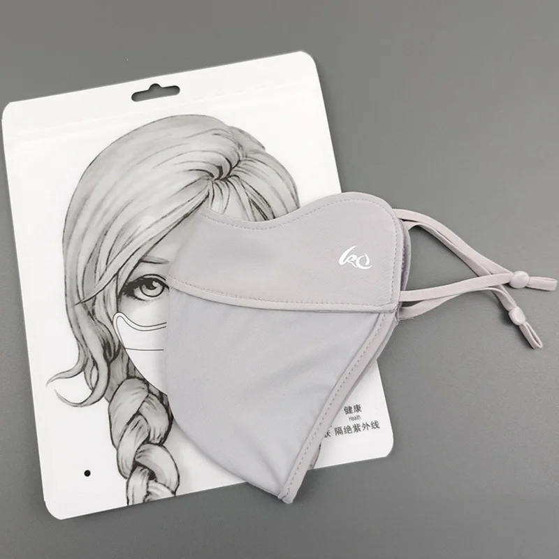 NewThin Sunscreen Face Scarf Ice Silk Mask Cover Veil Eye