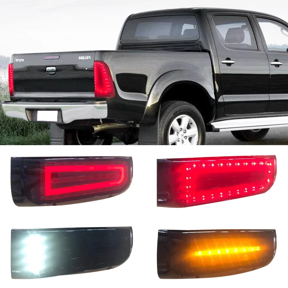 

For Toyota 04-15 Hilux VIGO LED tail light assembly rear brake light