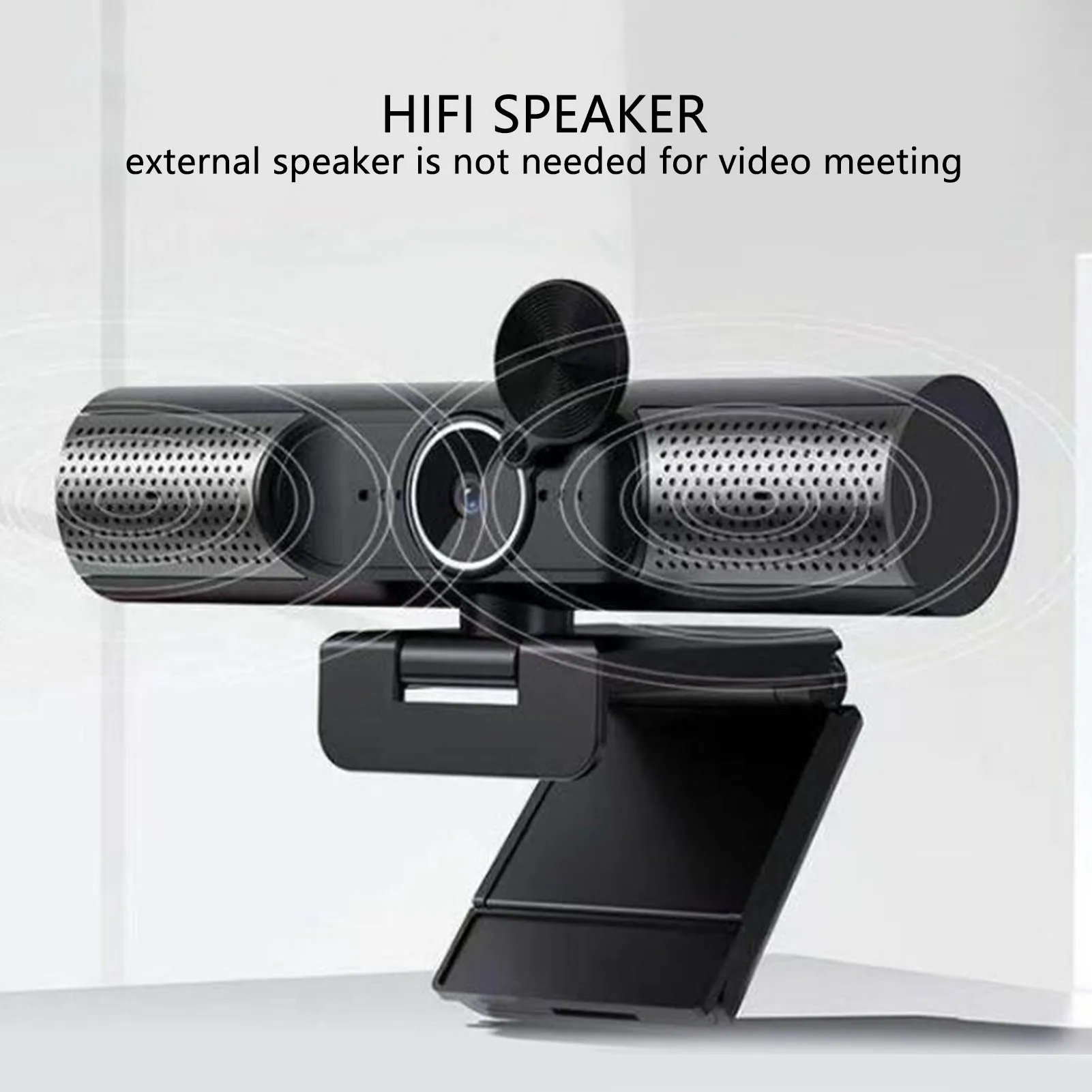 4K Web Cam USB Webcam 2K 1080P 30fps Auto Focusing HiFi Speaker Noise Reduction Mic PC Camera for Desktop Laptop Video Chat 3