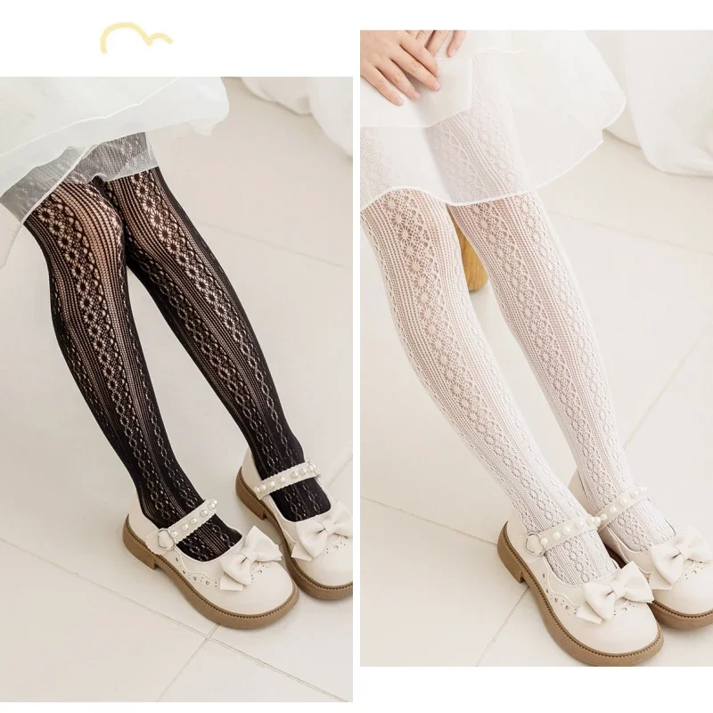 Spring Summer Baby Girl Tights Kids Dance Stocking Sock Children School Student Uniform Tights Princess Mesh Pantyhose Hosiery kids pantyhose ballet tights